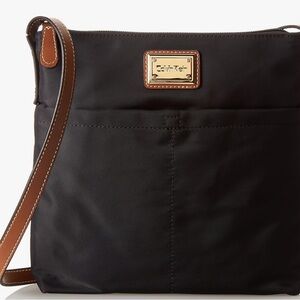 Calvin Klein Front Slit Nylon Cross-Body